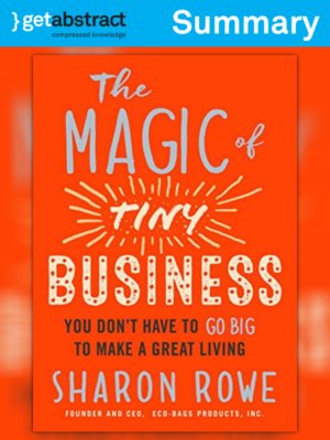 cover image of The Magic of Tiny Business (Summary)